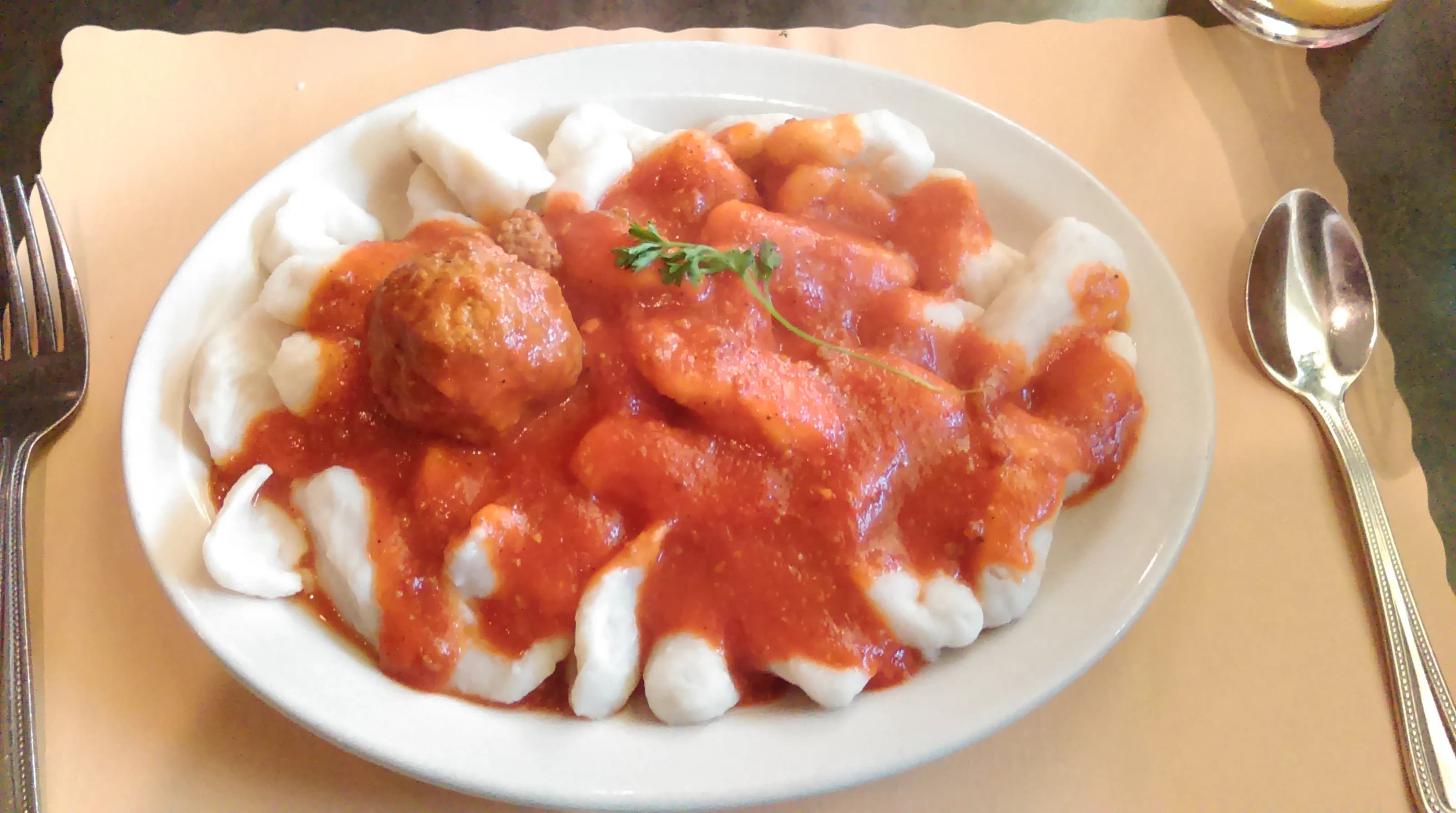 Homemade pasta served at Rizzo's of Windber